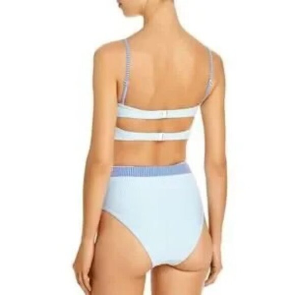 Onia Rumi Stripes One Piece Swimsuit Size S NWOT Cutout Backless - Picture 2 of 9